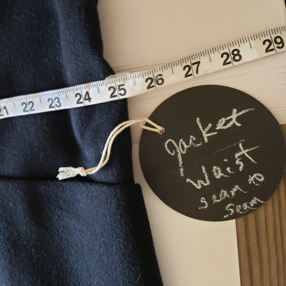 Tallia Black Blazer with Tan Accents - Picture 12 of 16